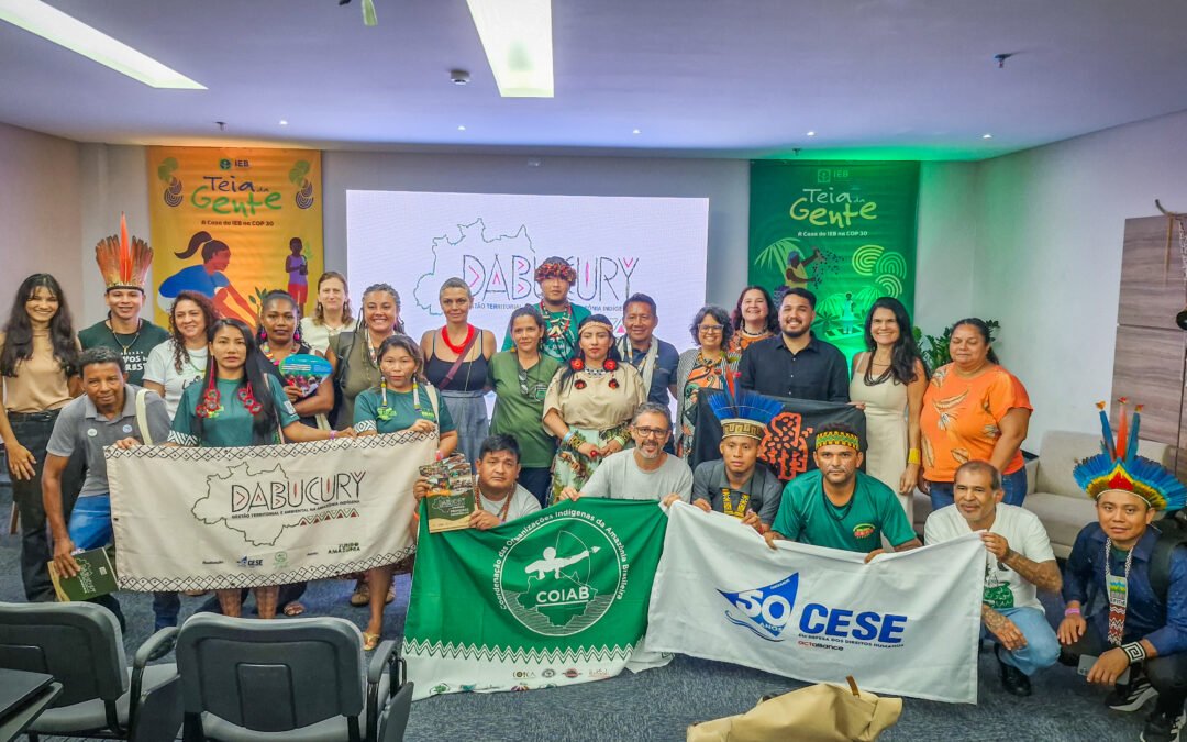 Projeto Dabucury fortalece governança indígena e apresenta primeiras experiências durante a COP30, em Belém