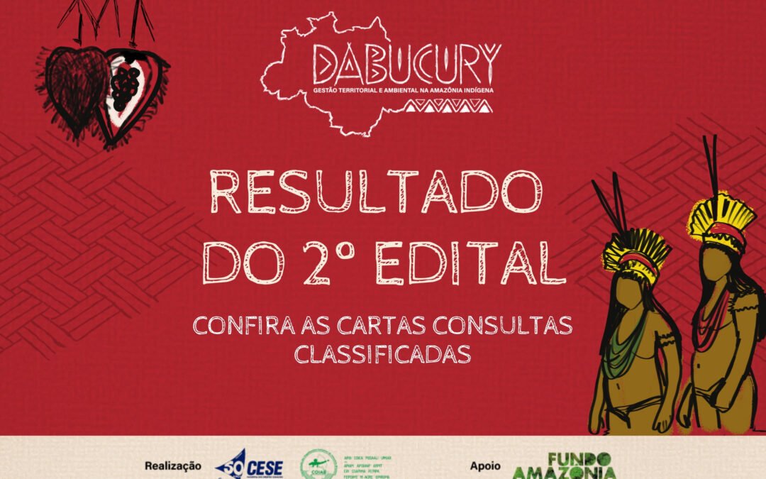 Dabucury divulga as cartas consultas classificadas no 2º edital de Gestão Territorial e Ambiental na Amazônia Brasileira