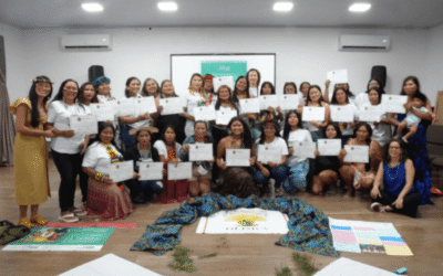 Mulheres indígenas compartilham experiências e discutem sua participação na gestão dos territórios